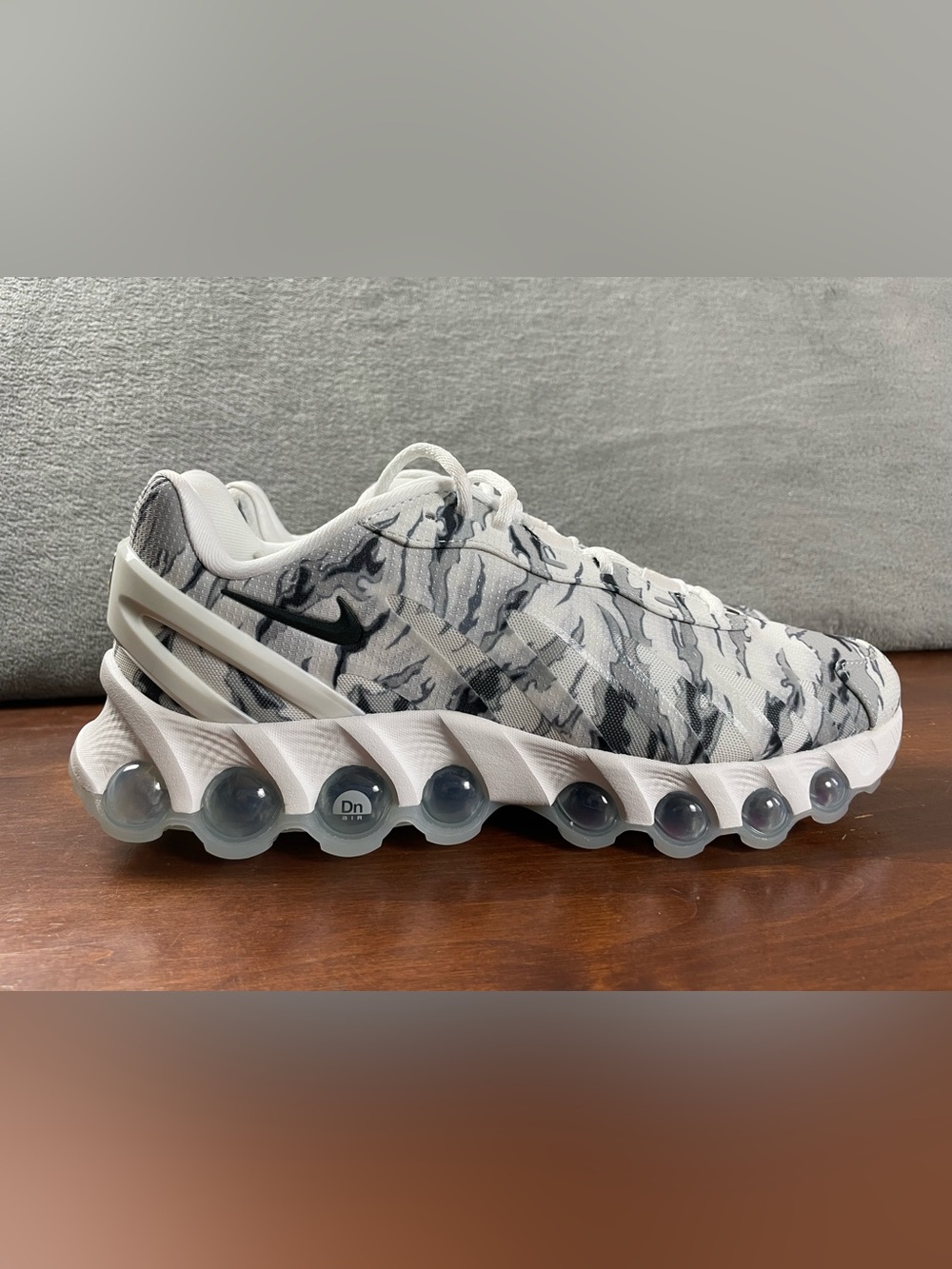 Size 10 Nike Air Max Dn8 Premium Summit White Cool Grey IH0377-100 NWOB